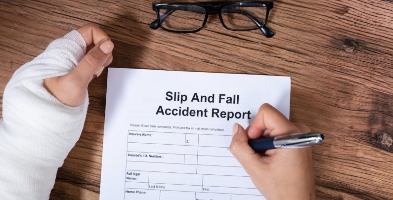 Serious Injuries are Possible from a Minor Slip and Fall